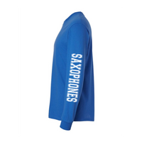 EHHS Band Dad long sleeve (PRINTED SLEEVES-BLUE)