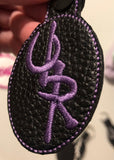 UR Faux Leather Keychains (Embroidered)