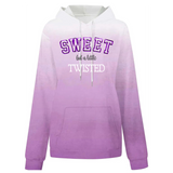 “SWEET but a little Twisted” Ombre Hoodie