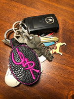 UR Faux Leather Keychains (Embroidered)