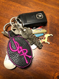 UR Faux Leather Keychains (Embroidered)