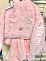 Embroidered Hooded Animal Blanket