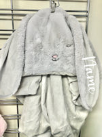 Embroidered Hooded Animal Blanket