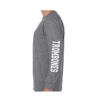 EHHS Band Fam long sleeve (PRINTED SLEEVES-GREY)