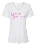 United Rhythms Women's Relaxed Fit V-neck T-shirt