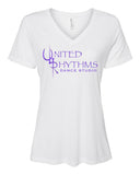 United Rhythms Women's Relaxed Fit V-neck T-shirt