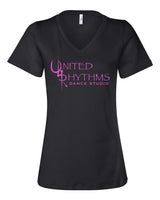 United Rhythms Women's Relaxed Fit V-neck T-shirt