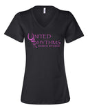 United Rhythms Women's Relaxed Fit V-neck T-shirt