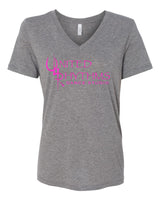 United Rhythms Women's Relaxed Fit V-neck T-shirt