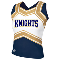 Newington Knights Cheer Top - Tackle Twill Logo