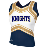 Newington Knights Cheer Top - Tackle Twill Logo